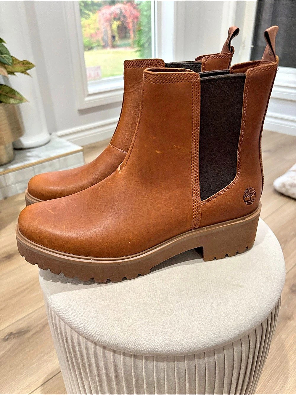 Timberland Carnaby Cool Mid Chelsea Boot Chelsea Boots Brown US 8 Like New